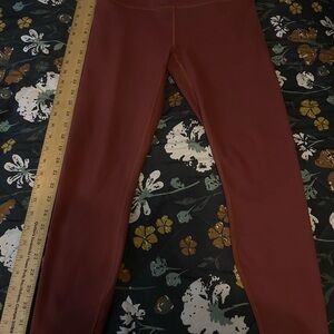 Fabletics Burgundy Leggings